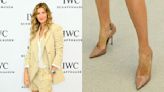 Gisele Bündchen Talks Watches in Neutral Leather Pumps at Art Basel IWC Schaffhausen Live Talk