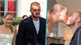 David Beckham Kisses Daughter Harper Beckham While In Paris Supporting Victoria Beckham