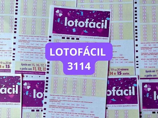 Resultado da Lotofácil 3114 de segunda e ganhadores (27/05/24) | DCI