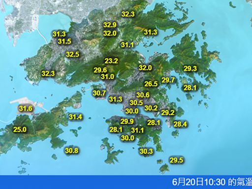 天氣｜今最高約33度 酷熱天氣警告現正生效