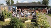 Celebration of transformed neglected land in Caldicot