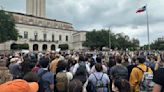 Pro-Palestinian protests continue at UT-Austin, organized, calmer