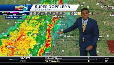 Iowa Weather: Rain and storms clear this morning, another powerful system on the way next week