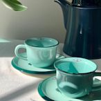 日本制，豪雅 hoya聯名款咖啡杯，Tiffany藍系列咖啡