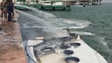 Semar sofoca incendio en embarcación de recreo en Yucatán