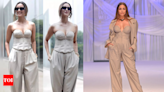 Fashion face-off: Tripti Dimri vs Malaika Arora – Who wore the monochrome corset co-ord better? - Times of India