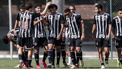 Atlético-MG marca aos 51 e arranca empate no Brasileirão sub-20