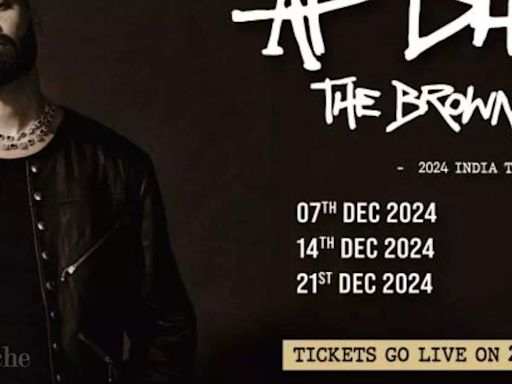 AP Dhillon Mumbai, Delhi, Chandigarh shows: Ticket sale timings - How to get alerted