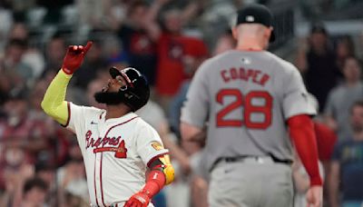 Marcell Ozuna delivers run-scoring single in 8th as Braves end 3-game skid, beat Red Sox 4-2