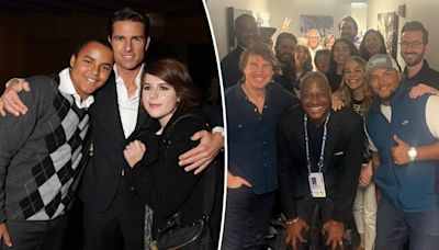 Tom Cruise poses with his and Nicole Kidman’s 2 kids in first photo together since 2009