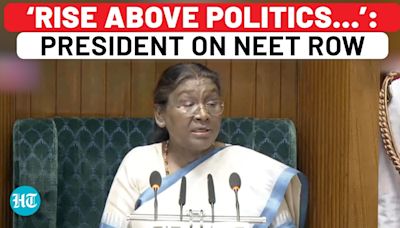 President Murmu Speaks On NEET Controversy In Lok Sabha; ‘Government Will Ensure…’ | Watch