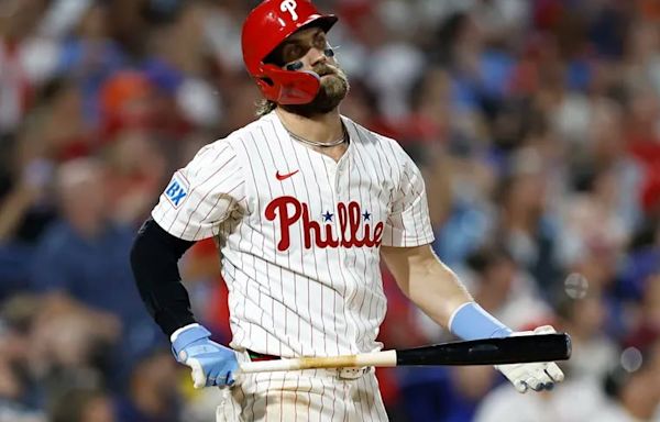 The Phillies’ Bryce Harper hasn’t homered in a month, but he’s not concerned — or letting up