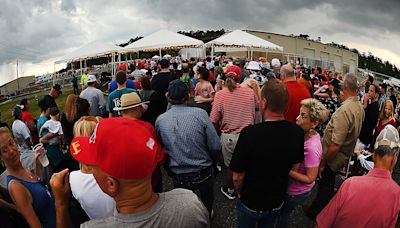 PHOTOS: Weather cancels Donald Trump rally in Wilmington