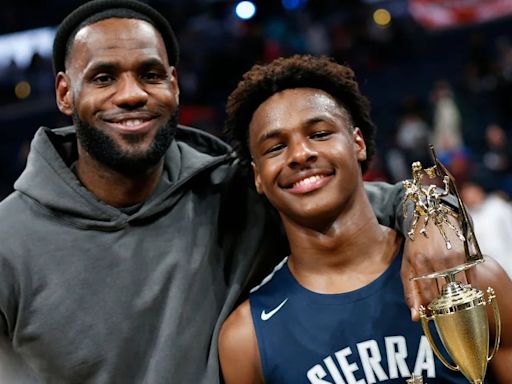 La rotunda frase de Bronny James sobre la chance de jugar con su padre LeBron en la NBA