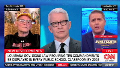 CNN contributor challenges James Carville in 10 Commandments debate: Don't 'call me a book burner'