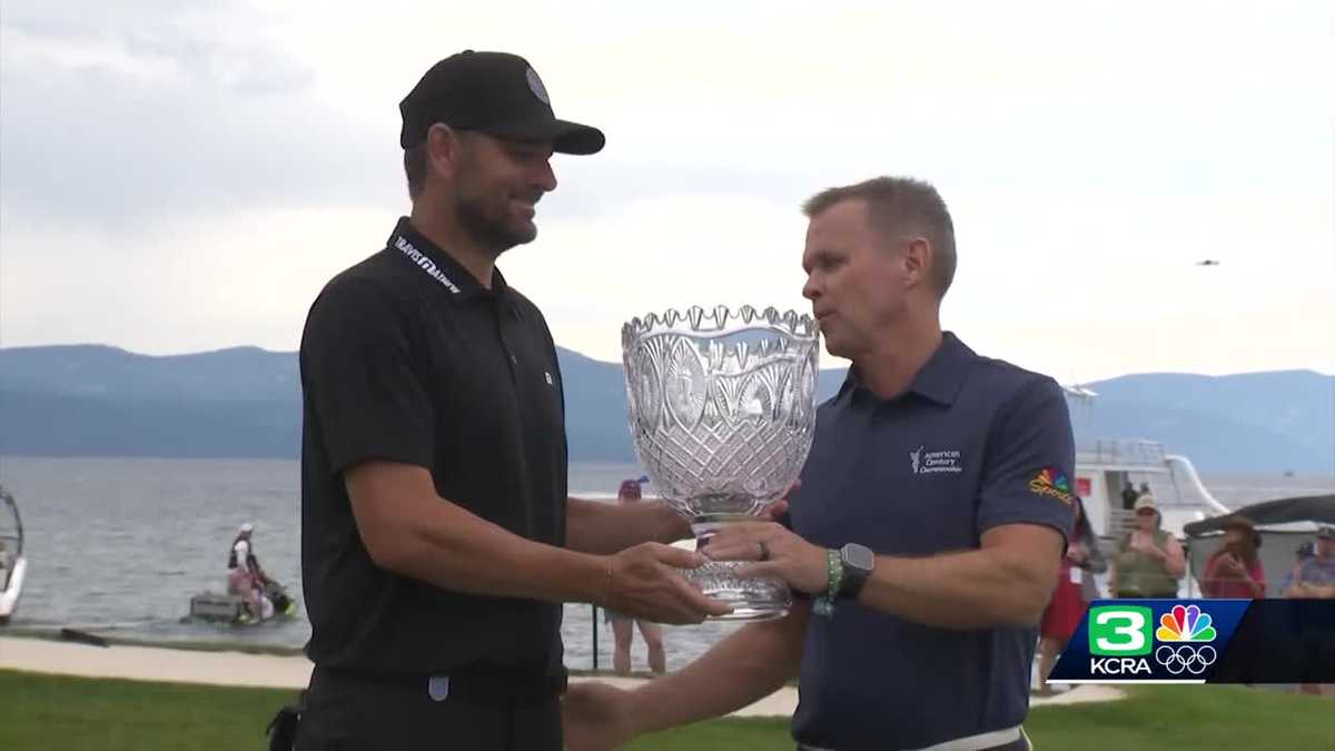 Former tennis player Mardy Fish wins the American Century Championship celebrity golf tournament