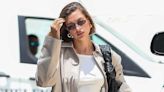 Hailey Bieber’s Denim Office Look Puts a Chic Spin on the Business Casual Uniform