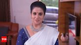 Roopasree returns to Malayalam TV with 'Chandrikayilaliyunna Chandrakantham' - Times of India