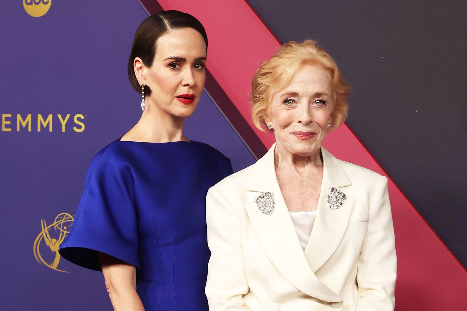 Sarah Paulson Is 'Ready, Willing and Able' to Support Holland Taylor at Emmys 2024: 'I'm Here with the Fan' (Exclusive)