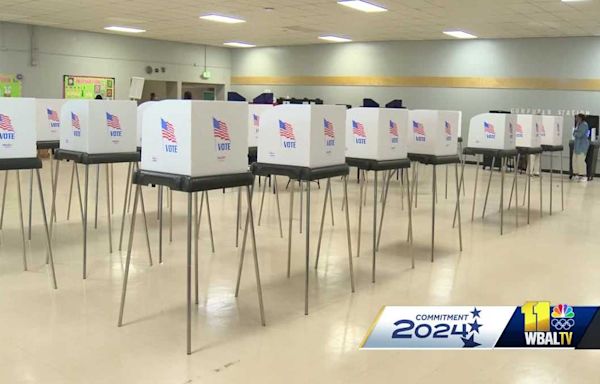 Early voting slow across Maryland for 2024 primary election