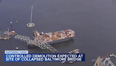 Removal of Francis Scott Key Bridge wreckage in Baltimore rescheduled due to lightning