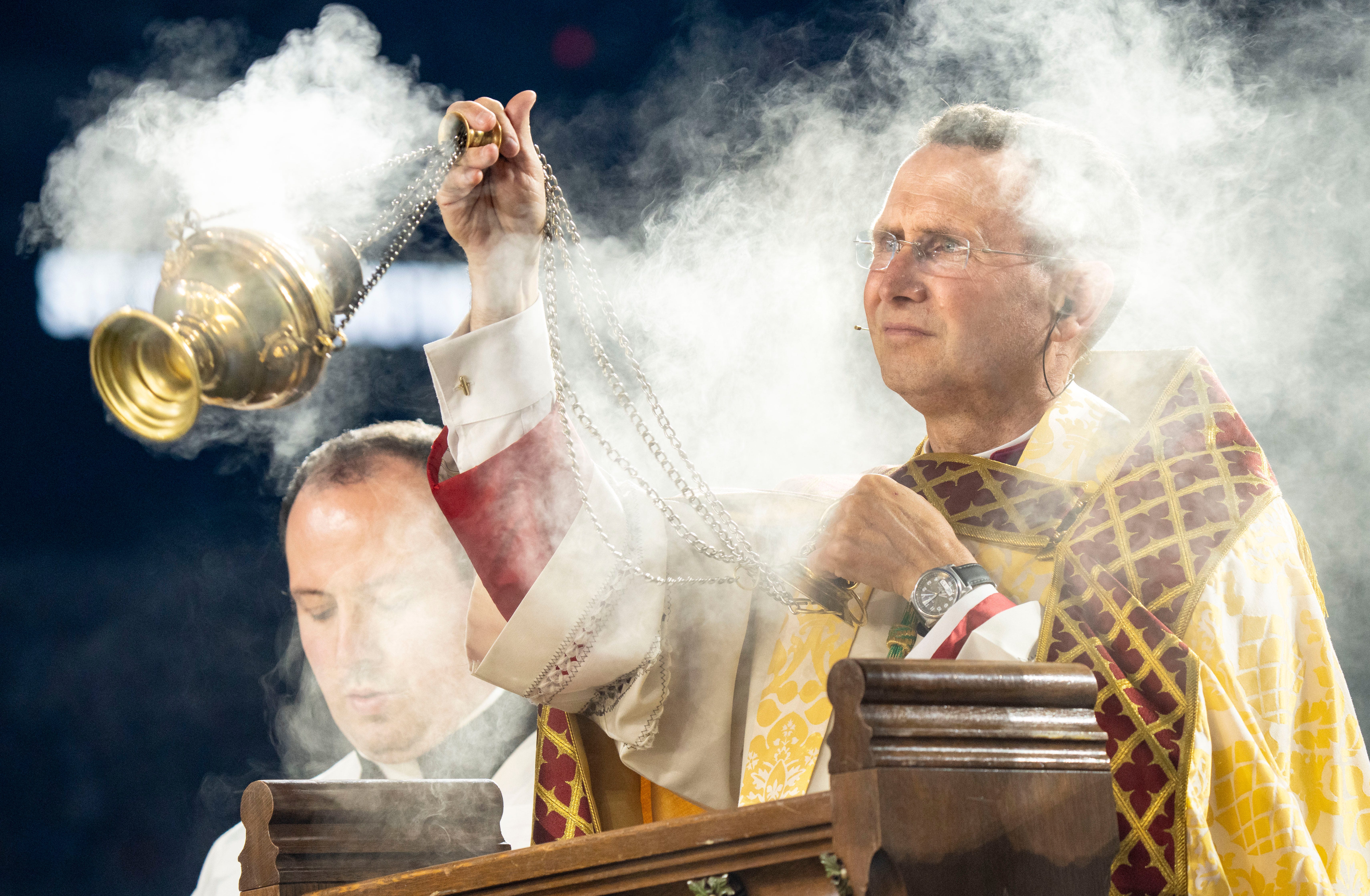 Road closures in downtown Indianapolis in preparation of Saturday's Eucharistic procession