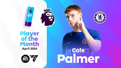 Palmer voted EA SPORTS Player of the Month