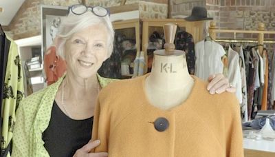 Fashion designer Jean Pallant reunited with long-lost garment after Oxfam charity shop find