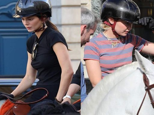 Kendall Jenner and Gigi Hadid gallop to glory in Paris