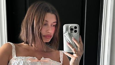 Hailey Bieber Shows Off Pregnancy Glow In Style As She Flaunts Baby Bump In New Selfie