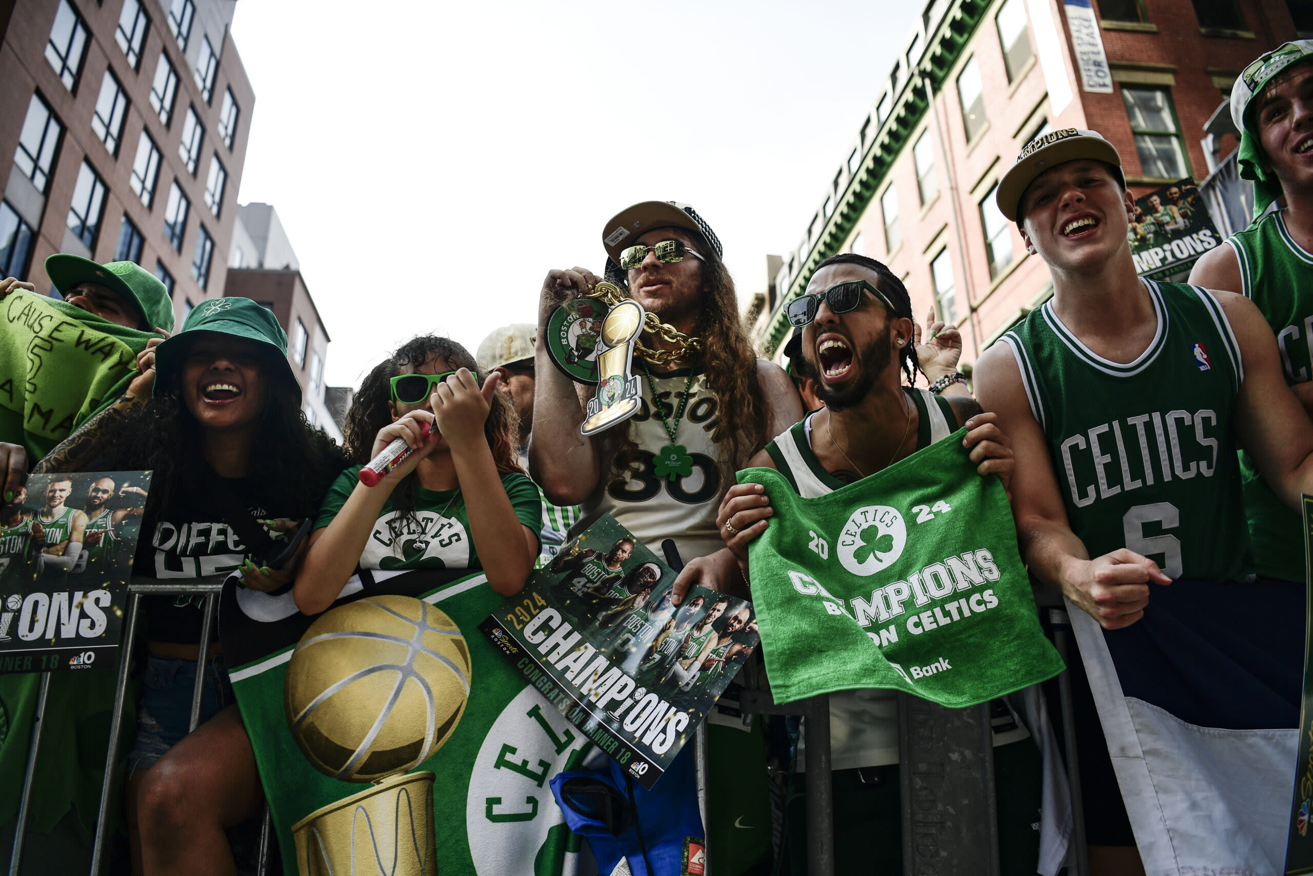 Boston Celtics fans react to the duck boat parade on social media