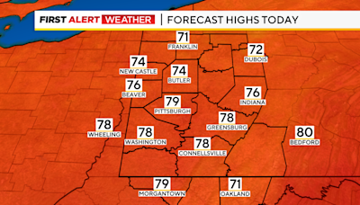 Pittsburgh to experience seasonable weather and dry conditions for most of the next week