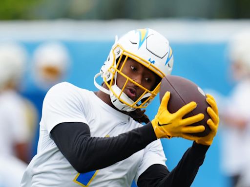 Chargers' Justin Herbert on Growth of Quentin Johnston: 'He's Been Incredible'