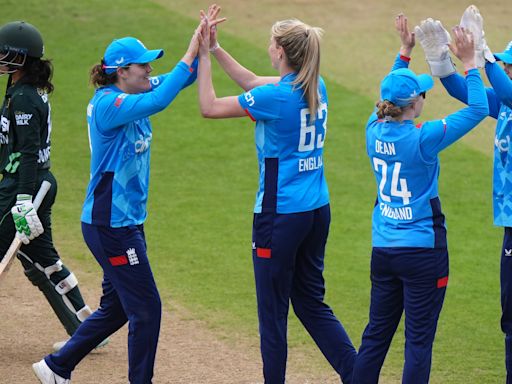 England beat Pakistan in ODI opener as Sophie Ecclestone edges closer to record