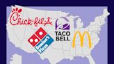 This Map Details the Cheapest and Most Expensive States for Fast Food