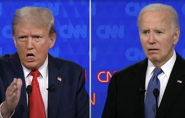 Watch: Joe Biden mumbles and freezes in disastrous first presidential debate