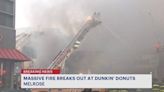 FDNY responds to massive fire at Dunkin' Donuts in Melrose