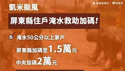 這縣市宣布加碼！「淹水50公分」補助最高可領4.5萬