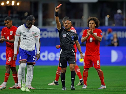 Red card & trading goals! Chaos as Panama & USA clash in Group C