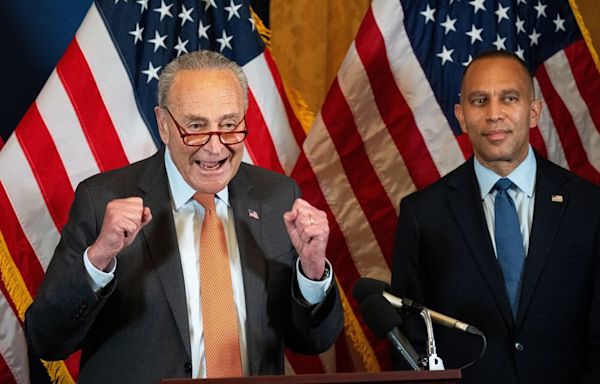 Chuck Schumer And Hakeem Jeffries Endorse Kamala Harris