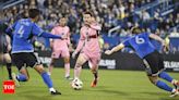 Lionel Messi plays through injury scare in Inter Miami's 3-2 MLS victory over Montreal | Football News - Times of India