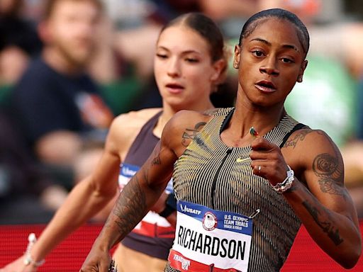 Richardson, Lyles cruise in 1st 200 heats at trials