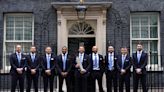 Rishi Sunak plays garden cricket with England T20 World Cup winners