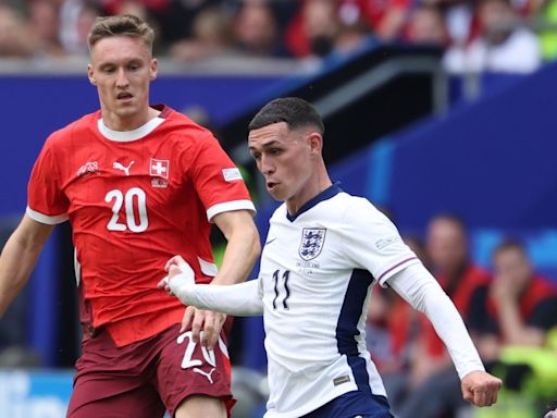 England v Switzerland LIVE: Score updates as Phil Foden thrives in tense Euro 2024 quarter-final