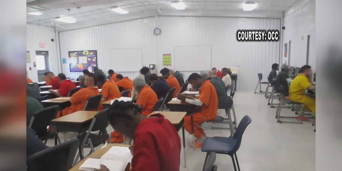 Monroe Chamber of Commerce tours OCC, learning how inmates prepare for workforce