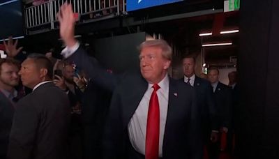 Trump appears with bandaged ear at Republican convention