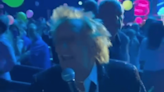 Moment Rod Stewart shocks BBC star with stage share stunt & is branded 'legend'