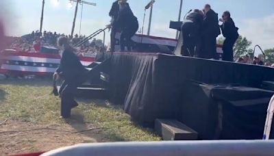 Incredible new footage shows immediate aftermath of Trump shooting