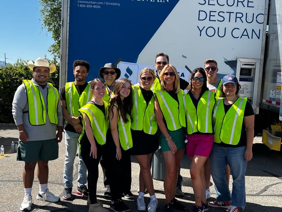 ABC4 News volunteers at BBB’s third Shred Day event