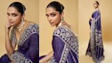 Deepika Padukone wears Karan Torani's purple Bhadra Sanjali saree worth Rs. 1,39,500 on Radhika-Anant's Sangeet